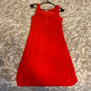 Red dress